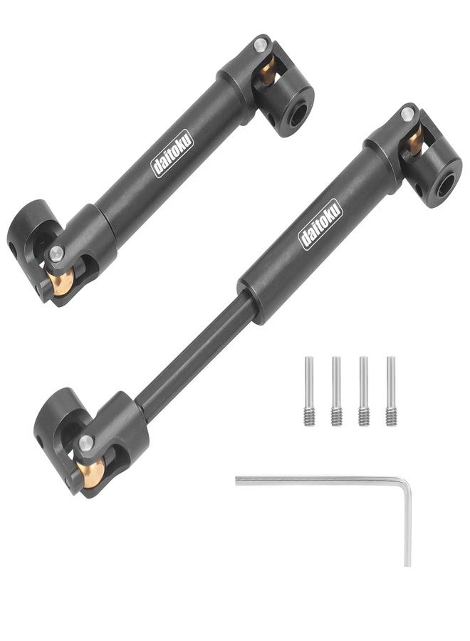 daitoku 2PCS 97-135mm Universal RC Drive Shaft for 1/10 Axial SCX10 SCX10-II Redcat D90 Gen7 /Pro RC4WD GEN8 RC Crawler - Image 1